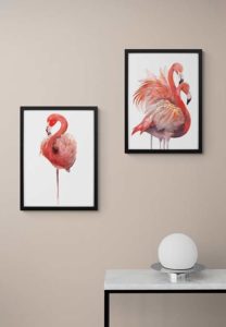 Single Flamingo - Marianne Scheel