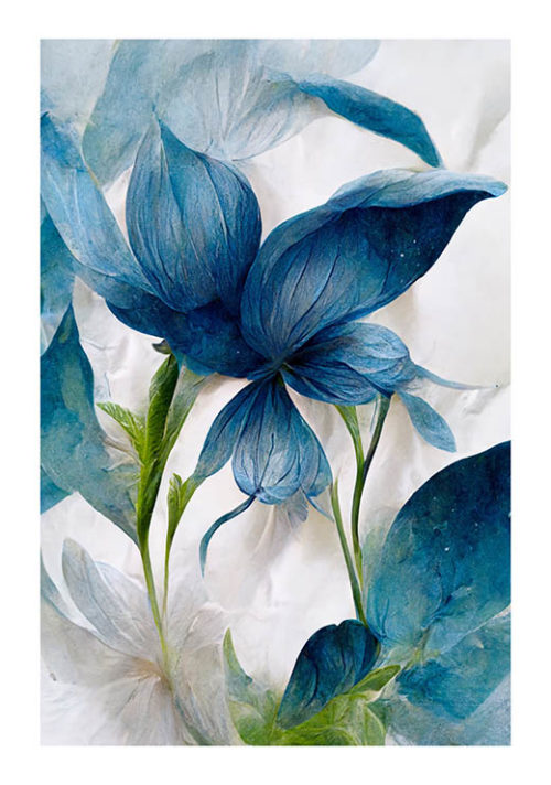 Blue Flower 1 - Winnie Møller