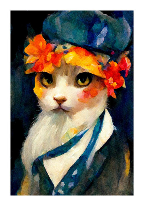 Cat Portrait - Winnie Møller