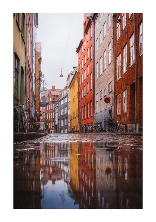 Rainy Streets of Copenhagen - Gustav Mørch