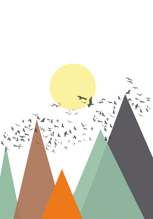 Birds Mountains - Claudia Talley
